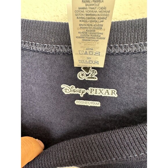 Disney Monsters Inc Scary Christmas Crewneck Sweater Navy XXXL 3XL Unisex NEW - Picture 5 of 7